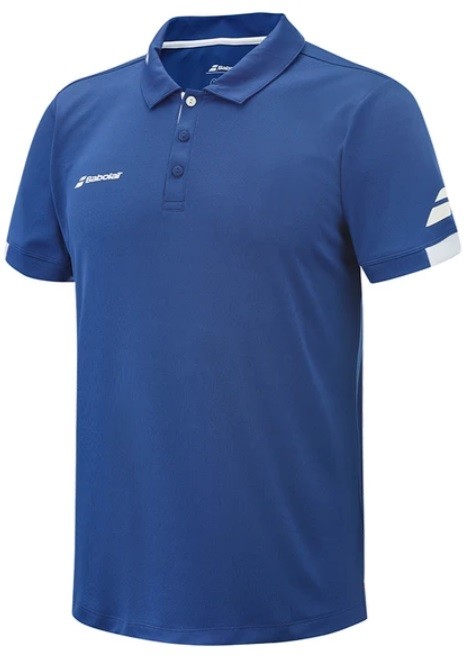Теннисная футболка мужская Babolat Play Polo Men sodalite blue/white поло