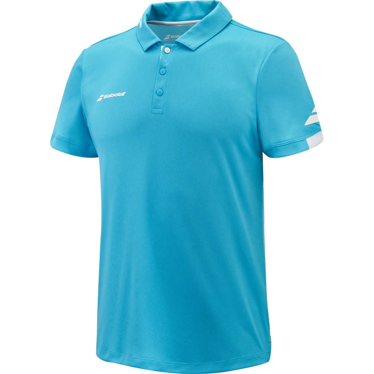 Теннисная футболка мужская Babolat Play Polo Men cyan blue/white поло