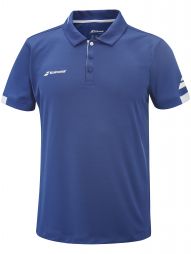 Тенісна футболка дитяча Babolat Play Polo Boy sodalite blue/white поло Тенісна футболка дитяча Babolat Play Polo Boy sodalite blue/white поло
