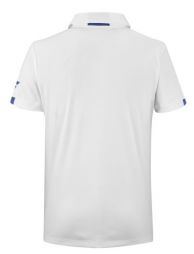 Тенісна футболка дитяча Babolat Play Polo Boy white/blue поло Тенісна футболка дитяча Babolat Play Polo Boy white/blue поло