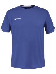 Тенісна футболка дитяча Babolat Play Crew Neck T-Shirt Boy sodalite blue/white Тенісна футболка дитяча Babolat Play Crew Neck T-Shirt Boy sodalite blue/white