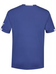 Тенісна футболка дитяча Babolat Play Crew Neck T-Shirt Boy sodalite blue/white Тенісна футболка дитяча Babolat Play Crew Neck T-Shirt Boy sodalite blue/white
