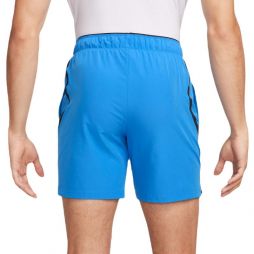 Теннисные шорты мужские Nike Court Advantage 7 Tennis Short light photo blue/black/white