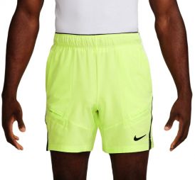 Тенісні шорти чоловічі Nike Court Advantage 7 Tennis Short light lemon twist/black/black Тенісні шорти чоловічі Nike Court Advantage 7 Tennis Short light lemon twist/black/black