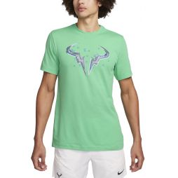 Тенісна футболка чоловіча Nike Rafa Tennis T-Shirt spring green Тенісна футболка чоловіча Nike Rafa Tennis T-Shirt spring green