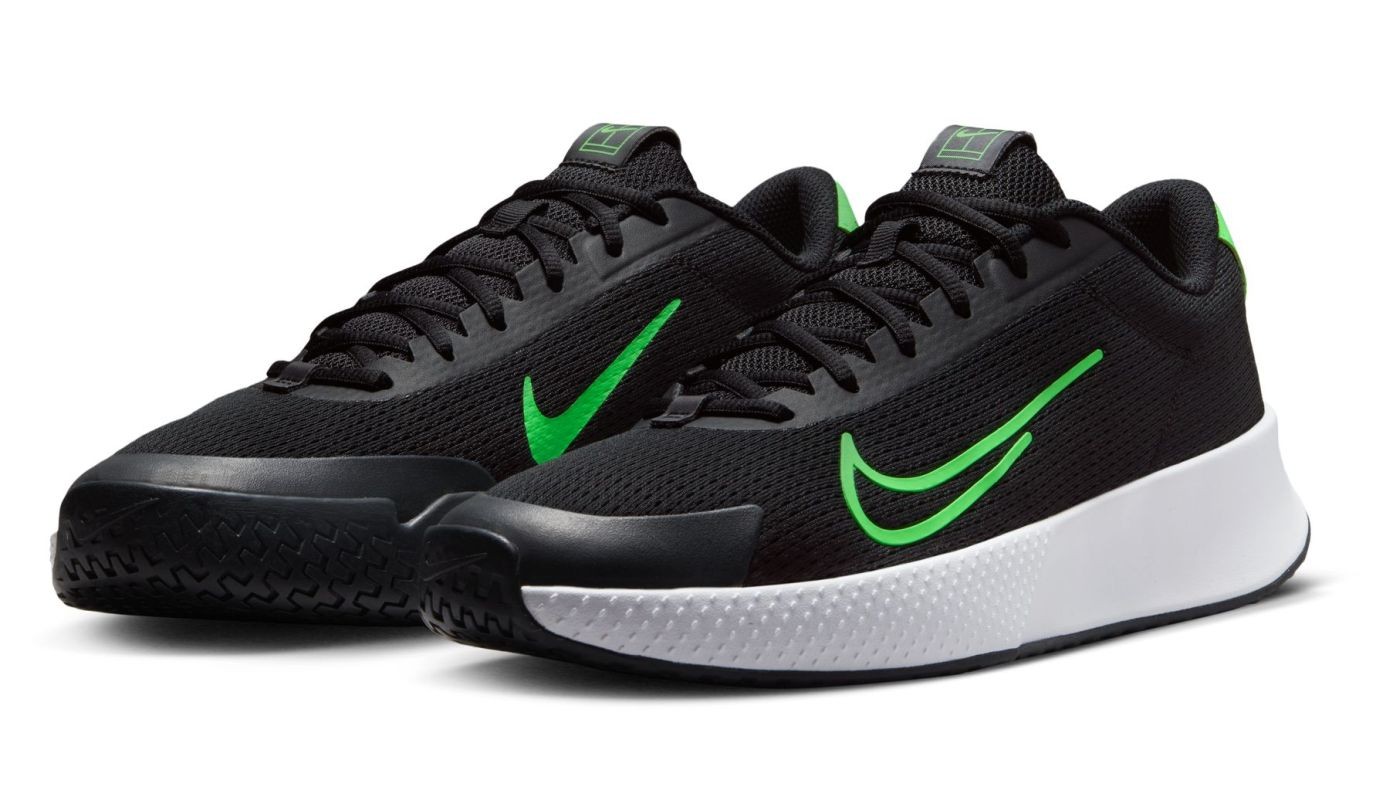 Тенісні кросівки чоловічі Nike Vapor Lite 2 black/poison green/white