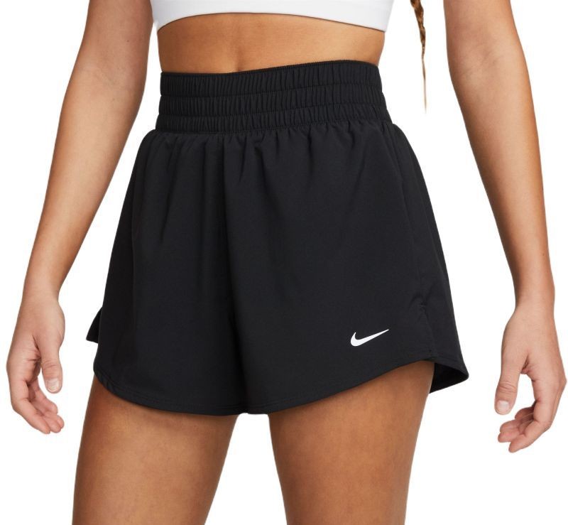 Теннисные шорты женские Nike One Shorts black/reflective silver