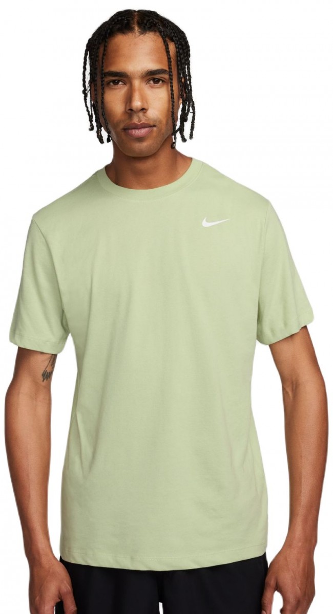 Футболка мужская Nike Solid Crew olive aura/white