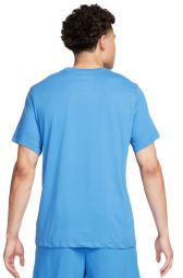 Футболка чоловіча Nike Solid Crew star blue/white Футболка чоловіча Nike Solid Crew star blue/white