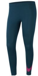 Легінси дитячі Nike Favorites Swoosh Tight midnight turquise/fire pink Легінси дитячі Nike Favorites Swoosh Tight midnight turquise/fire pink
