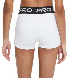 Тенісні шорти жіночі Nike Pro 365 Short 3in white/black/black Тенісні шорти жіночі Nike Pro 365 Short 3in white/black/black