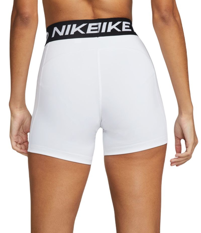Теннисные шорты женские Nike Pro 365 Short 5in white/black/black