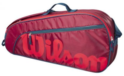Тенісна сумка Wilson Junior Racket Bag 3 Pk red/infrared
