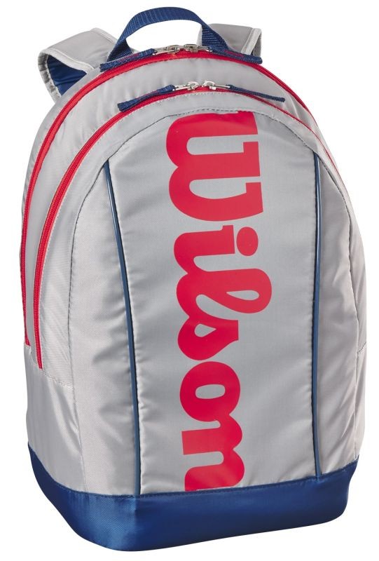 Теннисный рюкзак детский Wilson Junior Backpack light grey/red/blue