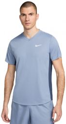 Тенісна футболка чоловіча Nike Court Victory Crew ashen slate/thunder blue/white Тенісна футболка чоловіча Nike Court Victory Crew ashen slate/thunder blue/white
