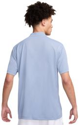 Тенісна футболка чоловіча Nike Blade Solid Polo ashen slate/white Тенісна футболка чоловіча Nike Blade Solid Polo ashen slate/white