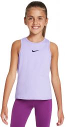 Тенісна майка для дівчат Nike Court Victory Tank hydrangeas/black Тенісна майка для дівчат Nike Court Victory Tank hydrangeas/black