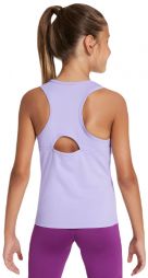 Тенісна майка для дівчат Nike Court Victory Tank hydrangeas/black Тенісна майка для дівчат Nike Court Victory Tank hydrangeas/black