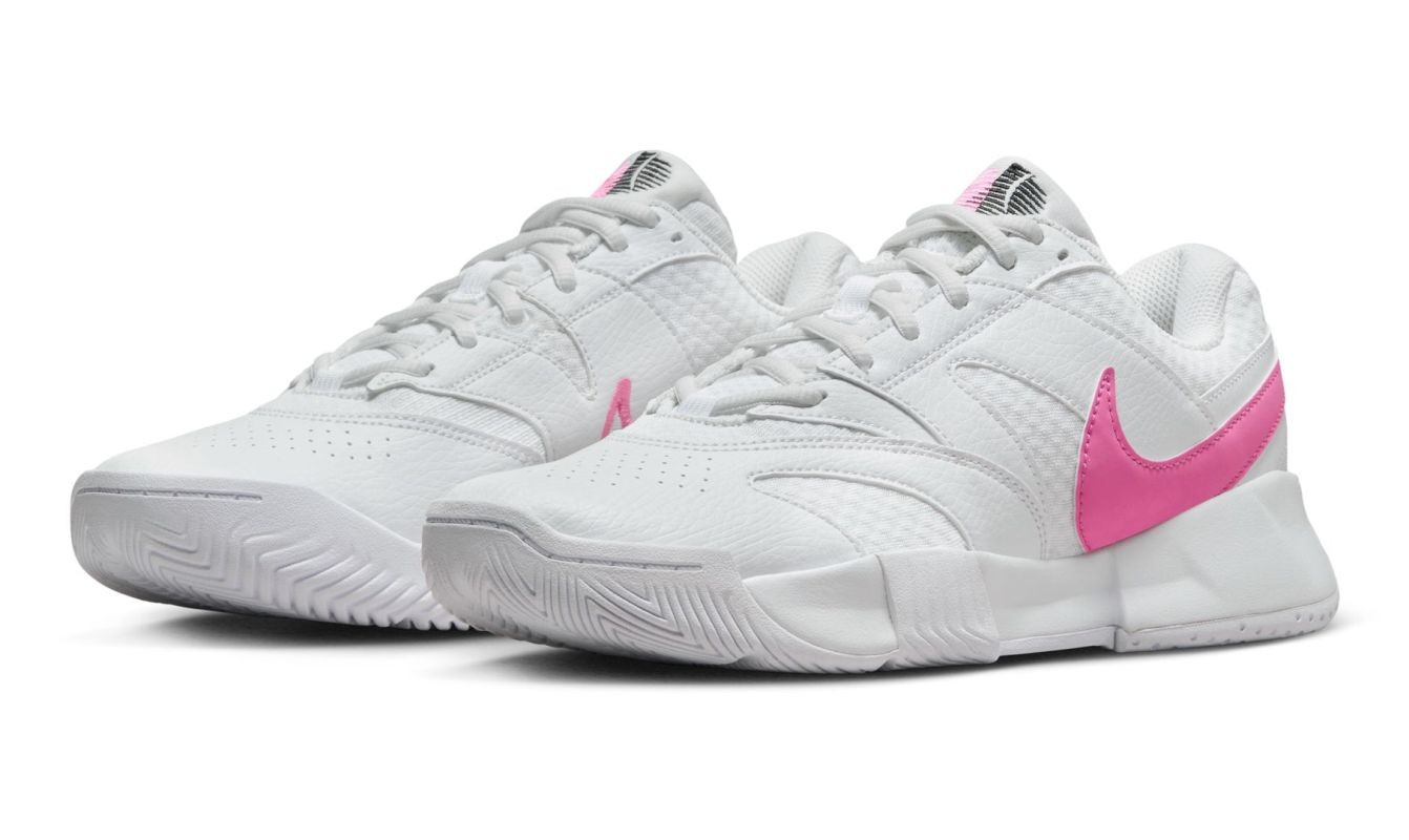 Теннисные кроссовки женские Nike Court Lite 4 white/playful pink/black