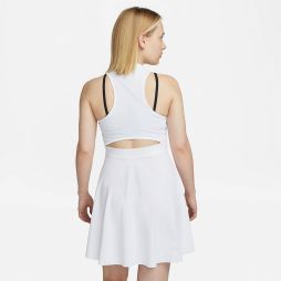 Теннисное платье женское Nike Court Advantage Club Dress white/black
