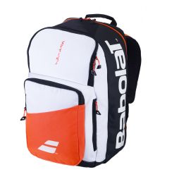 Теннисный рюкзак Babolat Pure Strike Backpack white/black/red Теннисный рюкзак Babolat Pure Strike Backpack white/black/red