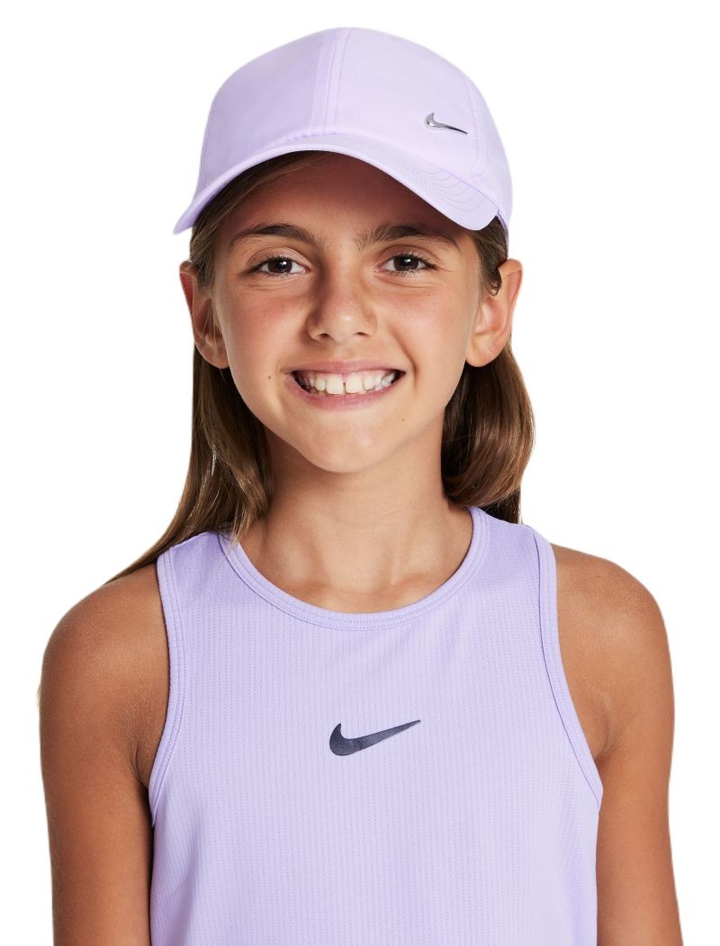 Кепка дитяча Nike Club Unstructured Metal Swoosh Youth Cap lilac bloom