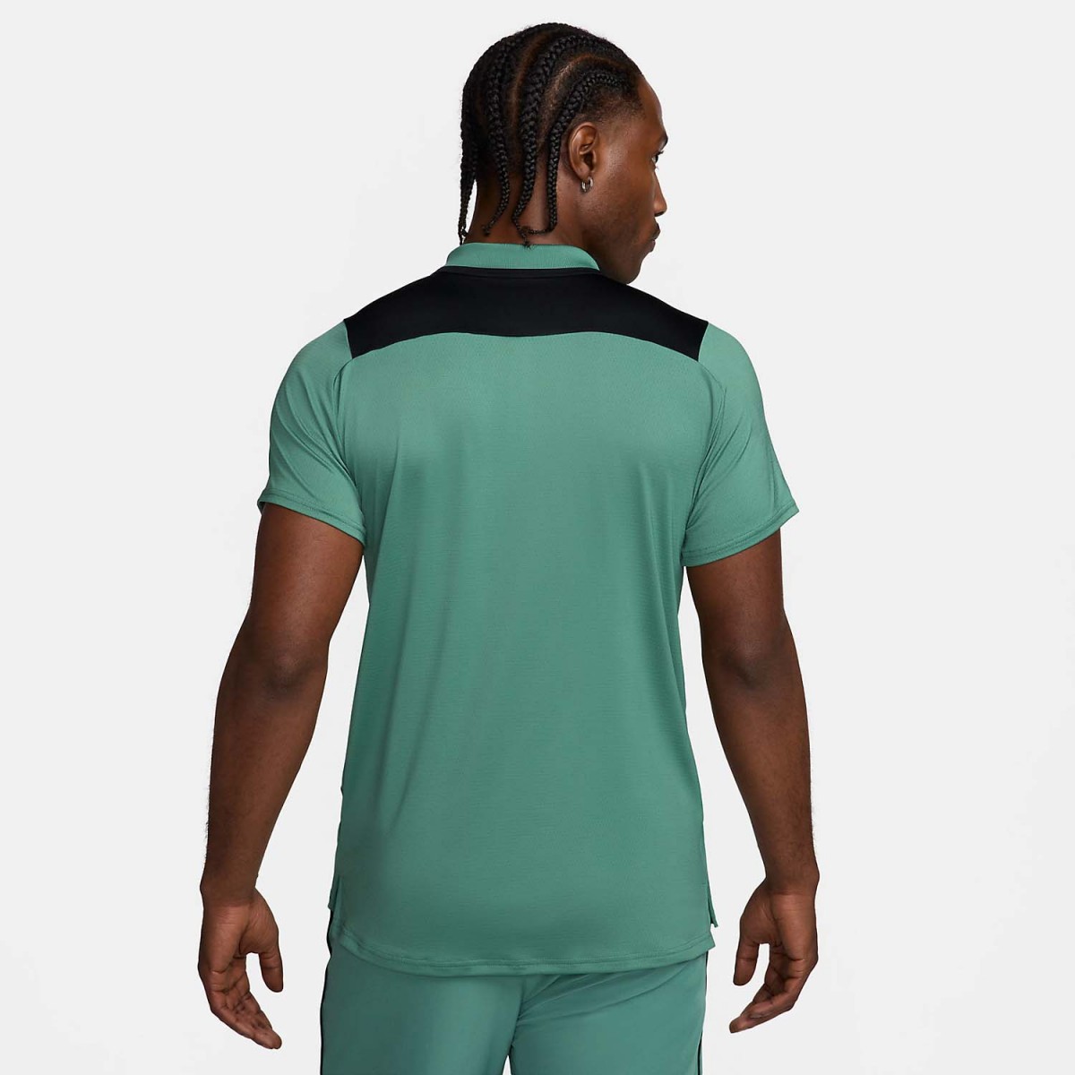 Теннисная футболка мужская Nike Court Advantage Polo bicoastal/black/white