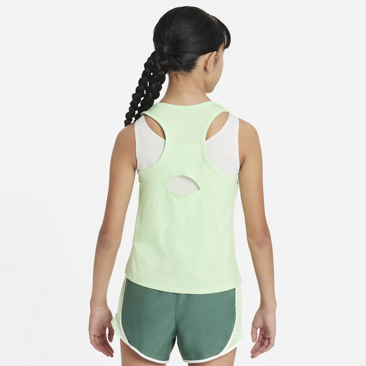 Тенісна майка для дівчат Nike Court Victory Tank vapor green/black