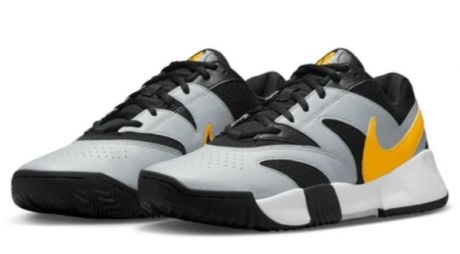 Тенісні кросівки чоловічі Nike Court Lite 4 Грунт wolf grey/laser orange/black Тенісні кросівки чоловічі Nike Court Lite 4 Грунт wolf grey/laser orange/black