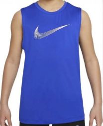 Спортивна майка дитяча Nike HBR SL Training Top blue/white Спортивна майка дитяча Nike HBR SL Training Top blue/white