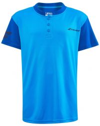 Тенісна футболка дитяча Babolat Play Polo Boy blue aster поло Тенісна футболка дитяча Babolat Play Polo Boy blue aster поло