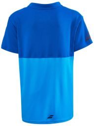 Тенісна футболка дитяча Babolat Play Polo Boy blue aster поло Тенісна футболка дитяча Babolat Play Polo Boy blue aster поло