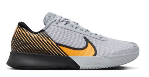 Тенісні кросівки чоловічі Nike Zoom Vapor Pro 2 Грунт wolf grey/laser orange/black Тенісні кросівки чоловічі Nike Zoom Vapor Pro 2 Грунт wolf grey/laser orange/black