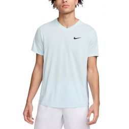 Тенісна футболка чоловіча Nike Court Victory Crew glacier blue/light armory blue/black Тенісна футболка чоловіча Nike Court Victory Crew glacier blue/light armory blue/black