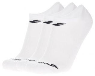Babolat Invisible 3 Pairs Pack Socks Junior white/estate blue/grey