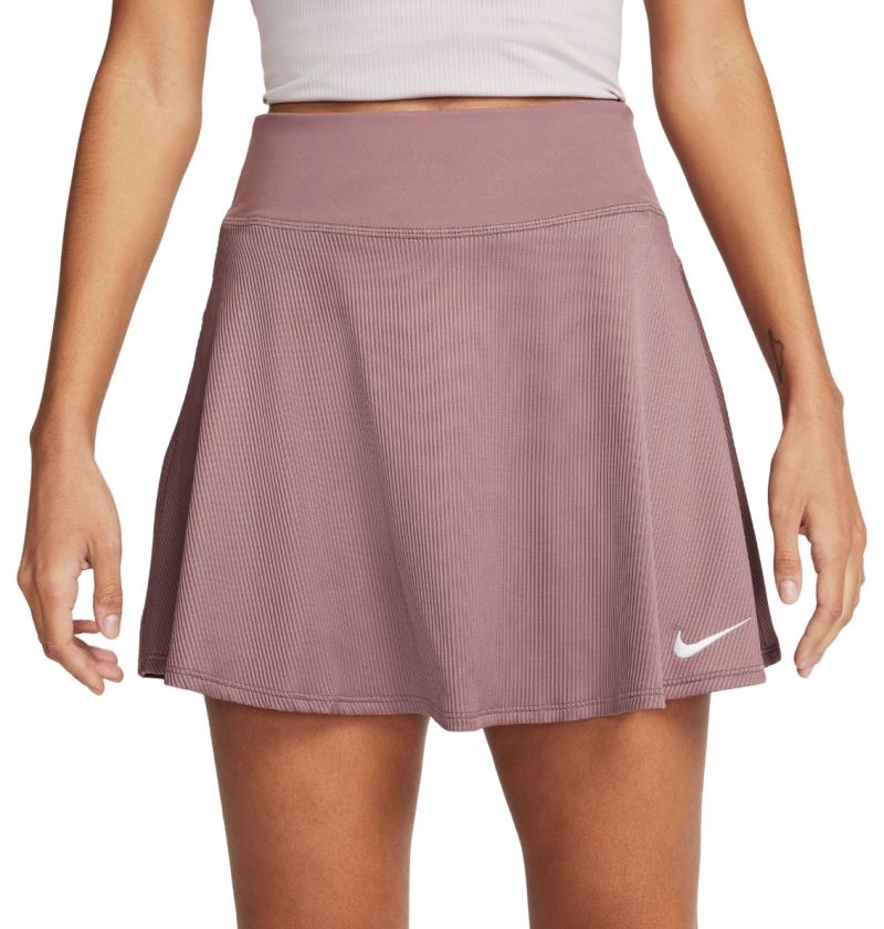 Теннисная юбка женская Nike Court Advantage Skirt smokey mauve/white