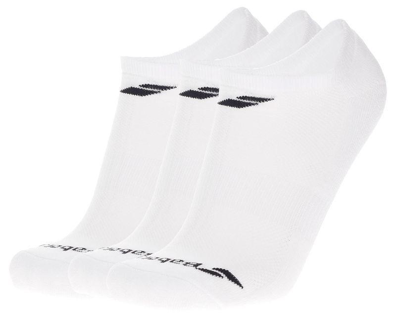 Babolat Invisible 3 Pairs Pack Socks Junior white/estate blue/grey