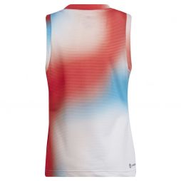 Тенісна майка дитяча Adidas Match Tank Top vivid red/white/sky rush Тенісна майка дитяча Adidas Match Tank Top vivid red/white/sky rush