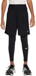 Термоштани дитячі Nike Pro Tight Leggings black/white Термоштани дитячі Nike Pro Tight Leggings black/white