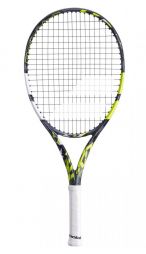 Теннисная ракетка детская Babolat Pure Aero Jr NC (25) grey/yellow/white Теннисная ракетка детская Babolat Pure Aero Jr NC (25) grey/yellow/white