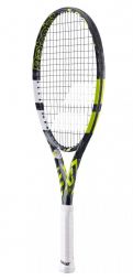 Теннисная ракетка детская Babolat Pure Aero Jr NC (25) grey/yellow/white Теннисная ракетка детская Babolat Pure Aero Jr NC (25) grey/yellow/white