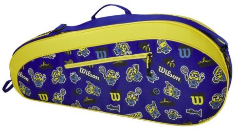 Тенісна сумка Wilson Minions V3.0 Team 3 Pk Racket Bag blue/yellow