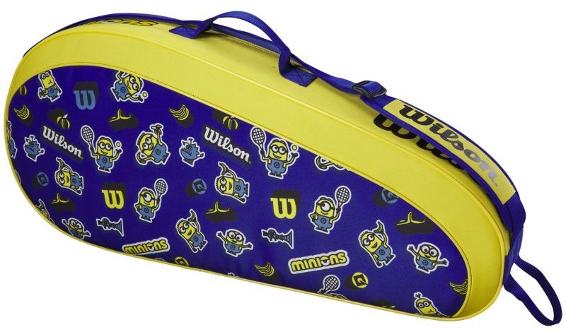 Теннисная сумка Wilson Minions V3.0 Team 3 Pk Racket Bag blue/yellow