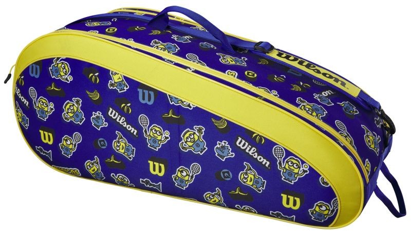 Тенісна сумка Wilson Minions V3.0 6 Pk Bag blue/yellow