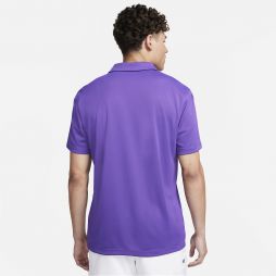 Тенісна футболка чоловіча Nike Court Solid Polo purple cosmos/white Тенісна футболка чоловіча Nike Court Solid Polo purple cosmos/white