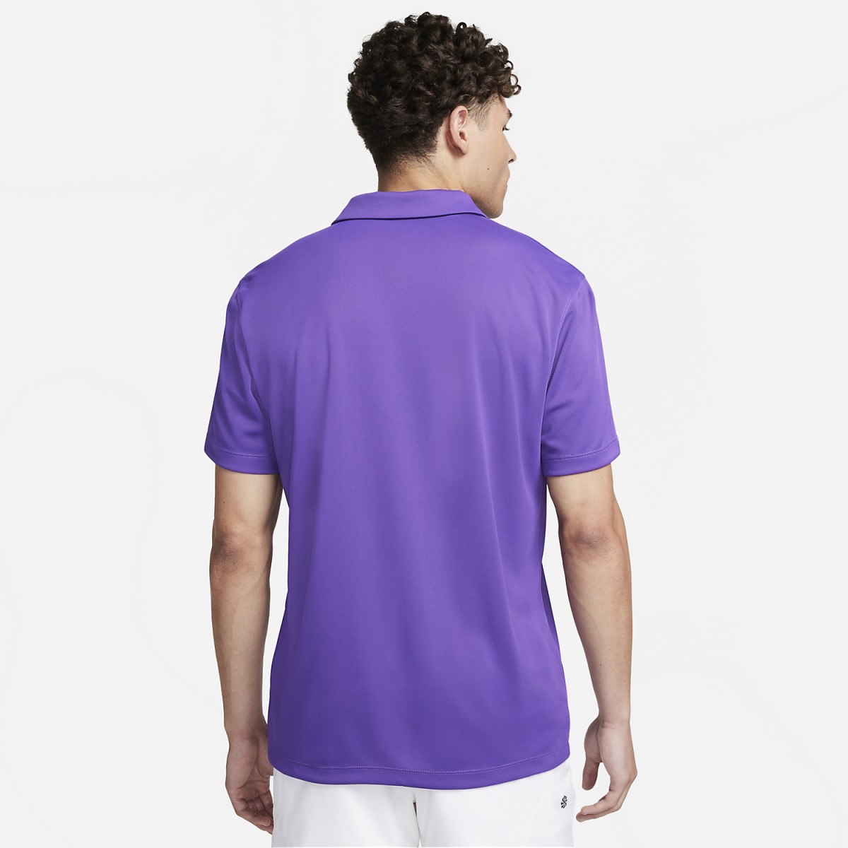 Тенісна футболка чоловіча Nike Court Solid Polo purple cosmos/white