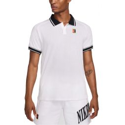Тенісна футболка чоловіча Nike Court Heritage Tennis Polo white/black Тенісна футболка чоловіча Nike Court Heritage Tennis Polo white/black