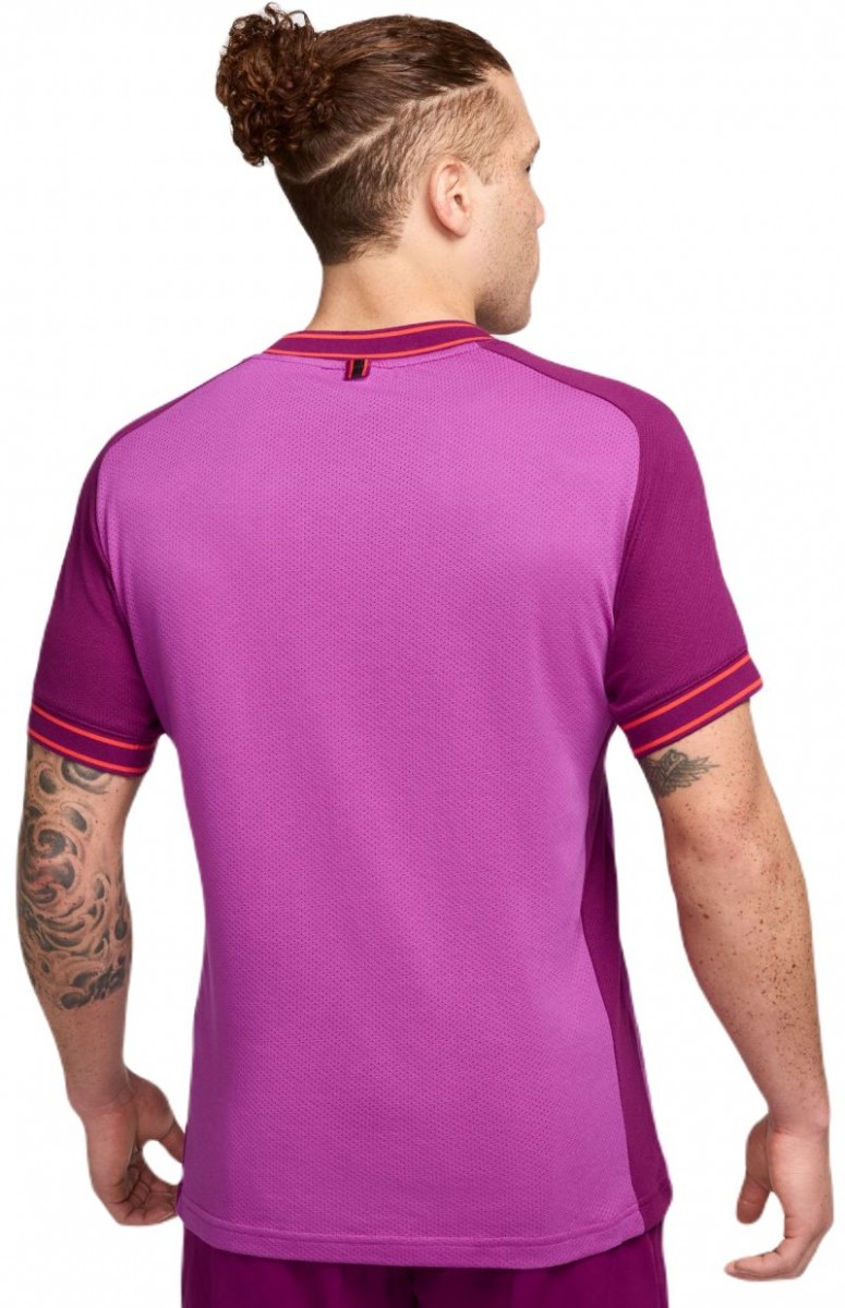 Теннисная футболка мужская Nike Court Heritage Logo T-Shirt purple