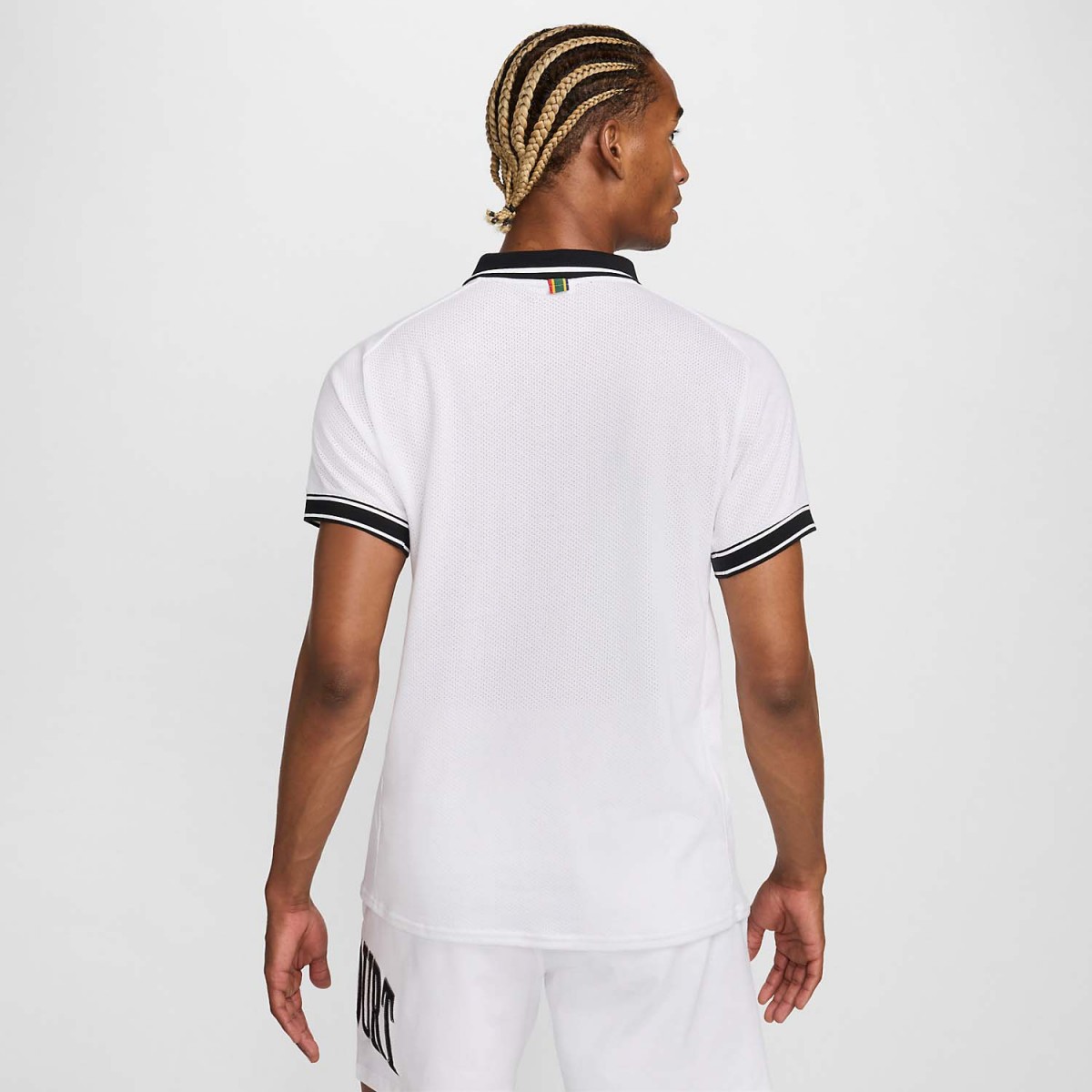 Теннисная футболка мужская Nike Court Heritage Tennis Polo white/black