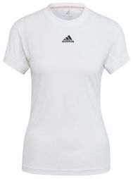 Тенісна футболка жіноча Adidas Core Freelift Top white Тенісна футболка жіноча Adidas Core Freelift Top white